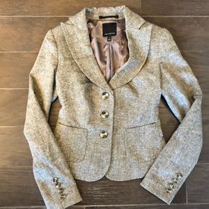 Brown tweed suit jacket!